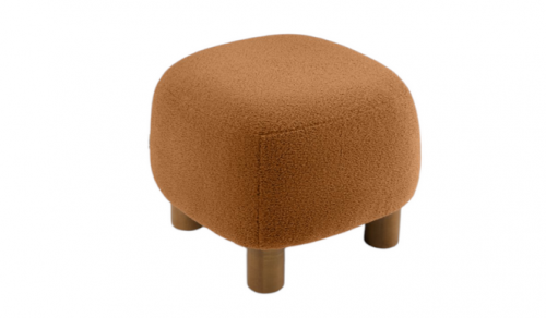 Пуф Mil- Edison 50х50х44 см, оранжевый(2035)