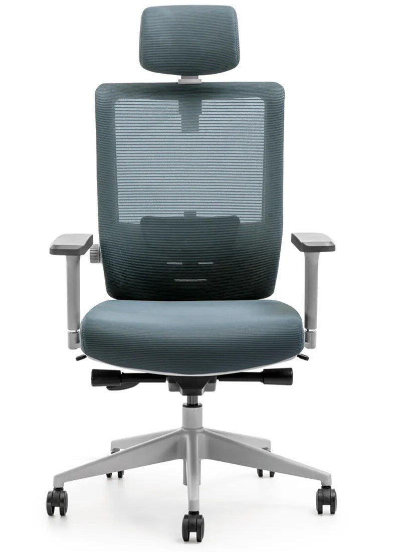 Крісло для оператора LUX- M6-GAS GREY ергономічне