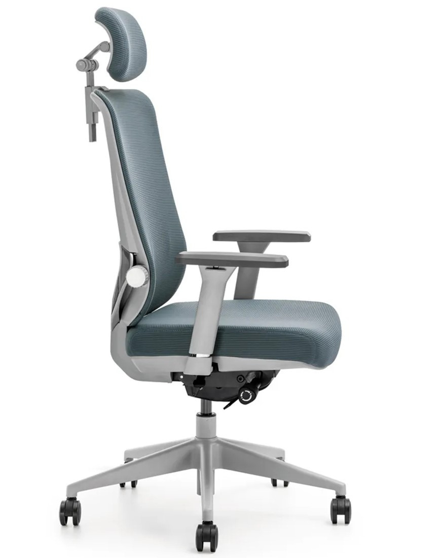 Крісло для оператора LUX- M6-GAS GREY ергономічне
