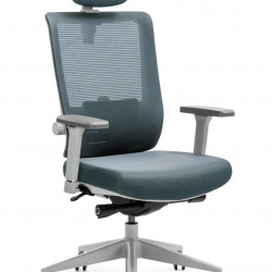 Крісло для оператора LUX- M6-GAS GREY ергономічне