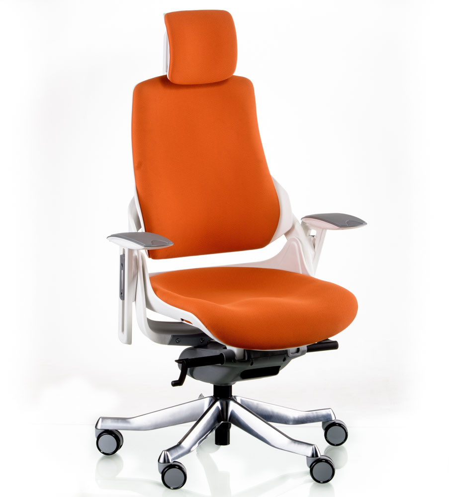 Кресло офисное TPRO- WAU MANDARIN FABRIC WHITE E5326