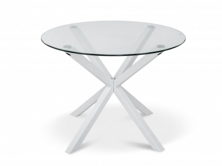 Стол обеденный BIO- "Джин" d=100см,в белом цвете