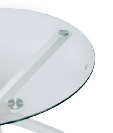 Стол обеденный BIO- "Джин" d=100см,в белом цвете