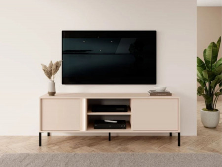Тумба под телевизор Perfect Home Даст/Dast 2-дверная 2D/153 Беж