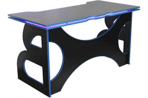 Компьютерный стол BRS- Homework Game Blue HG-04 LED 140х70 см
