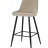 Стул полу барный TOP- Руби бежевый, металл