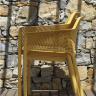 Кресло из полипропилена Nardi Outdoor DEI- Net (тортора, желтый)
