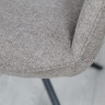 Стул обеденный поворотный TOP- Кларк (бежевый, серый) ноги черный 