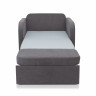 Кресло диван раскладной BIO- Карлсон 0,8 ткань серый/ светло-серый