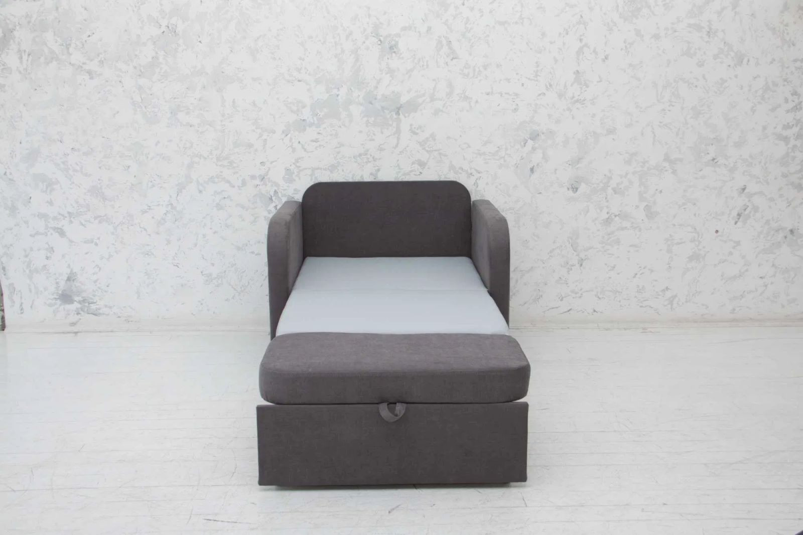 Кресло диван раскладной BIO- Карлсон 0,8 ткань серый/ светло-серый