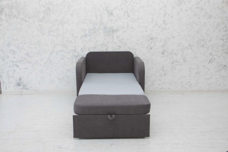 Кресло диван раскладной BIO- Карлсон 0,8 ткань серый/ светло-серый