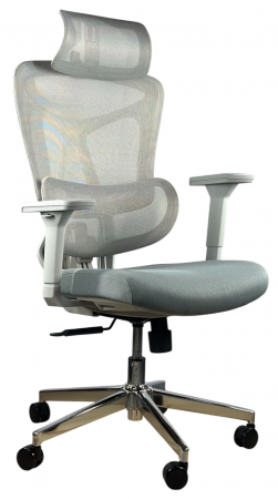 Кресло офисное- компьютерное эргономичное Perfect Home HQOC-13AM премиум,серый