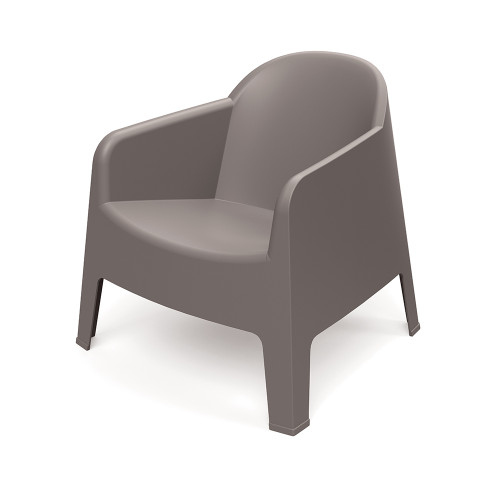 Лаунж-кресло уличное VLL- FERNE Milane (коричневый, белый, кремовый)