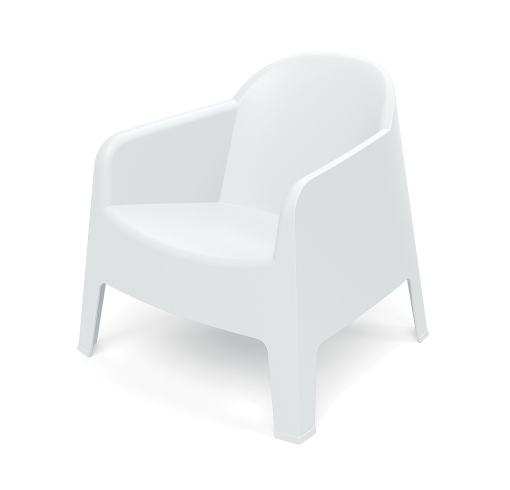 Лаунж-кресло уличное VLL- FERNE Milane (коричневый, белый, кремовый)