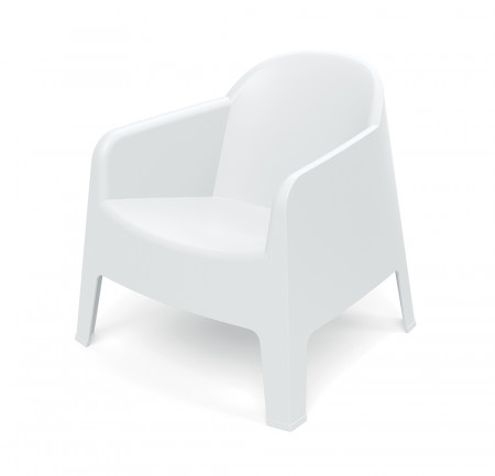 Лаунж-кресло уличное VLL- FERNE Milane (коричневый, белый, кремовый)