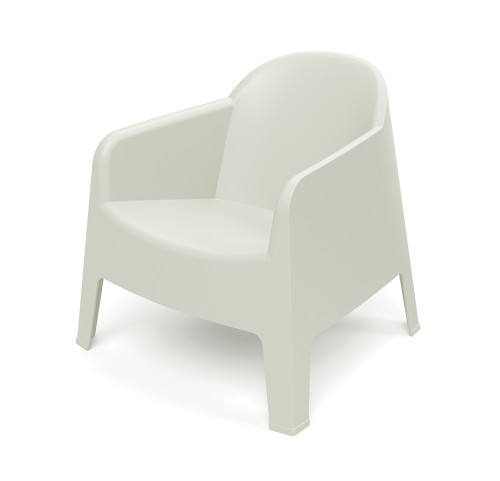 Лаунж-кресло уличное VLL- FERNE Milane (коричневый, белый, кремовый)