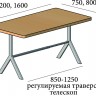 Стол MTD- Лофт Лекс