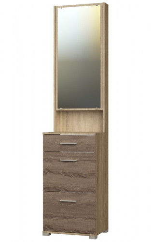 Прихожая(модульная) EVR- Бриз-1 дуб Сонома + трюфель