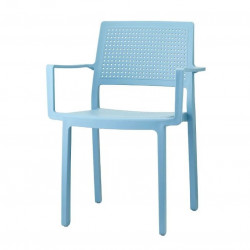 Кресло обеденное уличное VLL- SCAB Emi 2342 (светло-голубой, терракотовый)​