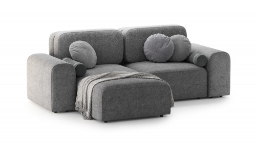 Диван двухместный угловой Mil- Breeze 