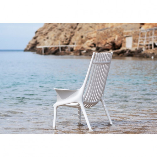 Кресло садовое для отдыха TERR- Vondom Ibiza (белый, черный)