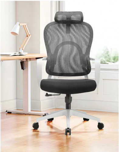 Крісло для оператора LUX- GO-SIT 645-A GREY / BLACK ергономічне