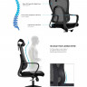 Крісло для оператора LUX- GO-SIT 645-A GREY / BLACK ергономічне