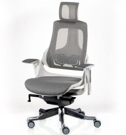 Кресло офисное TPRO- WAU SNOWY NETWORK WHITE E5302