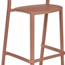 Стул уличный барный DEI- Ezpeleta Trena Stool (терракотовый/розовый)