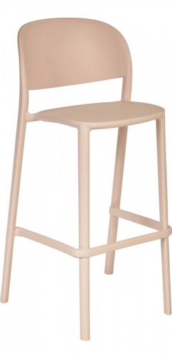 Стул уличный барный DEI- Ezpeleta Trena Stool (терракотовый/розовый)