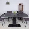 Стол обеденный модерн NL- MARYLAND (керамика черный)