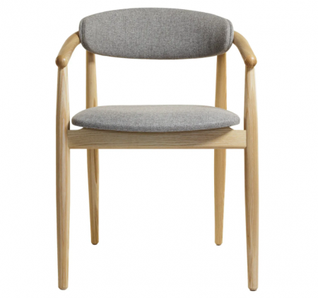 Стул обеденный LVK- Mamont soft натуральный ясень / Admiral 18