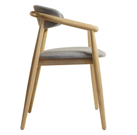 Стул обеденный LVK- Mamont soft натуральный ясень / Admiral 18