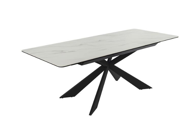 Стол обеденный модерн super premium ceramic  Evro- Oregon T7065 White Gloss Ceramic HY03