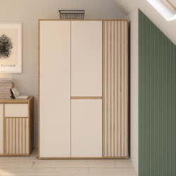 Шкаф на 3 двери Forte ELISTON EGMS831 (дуб Маувелла/песочный)