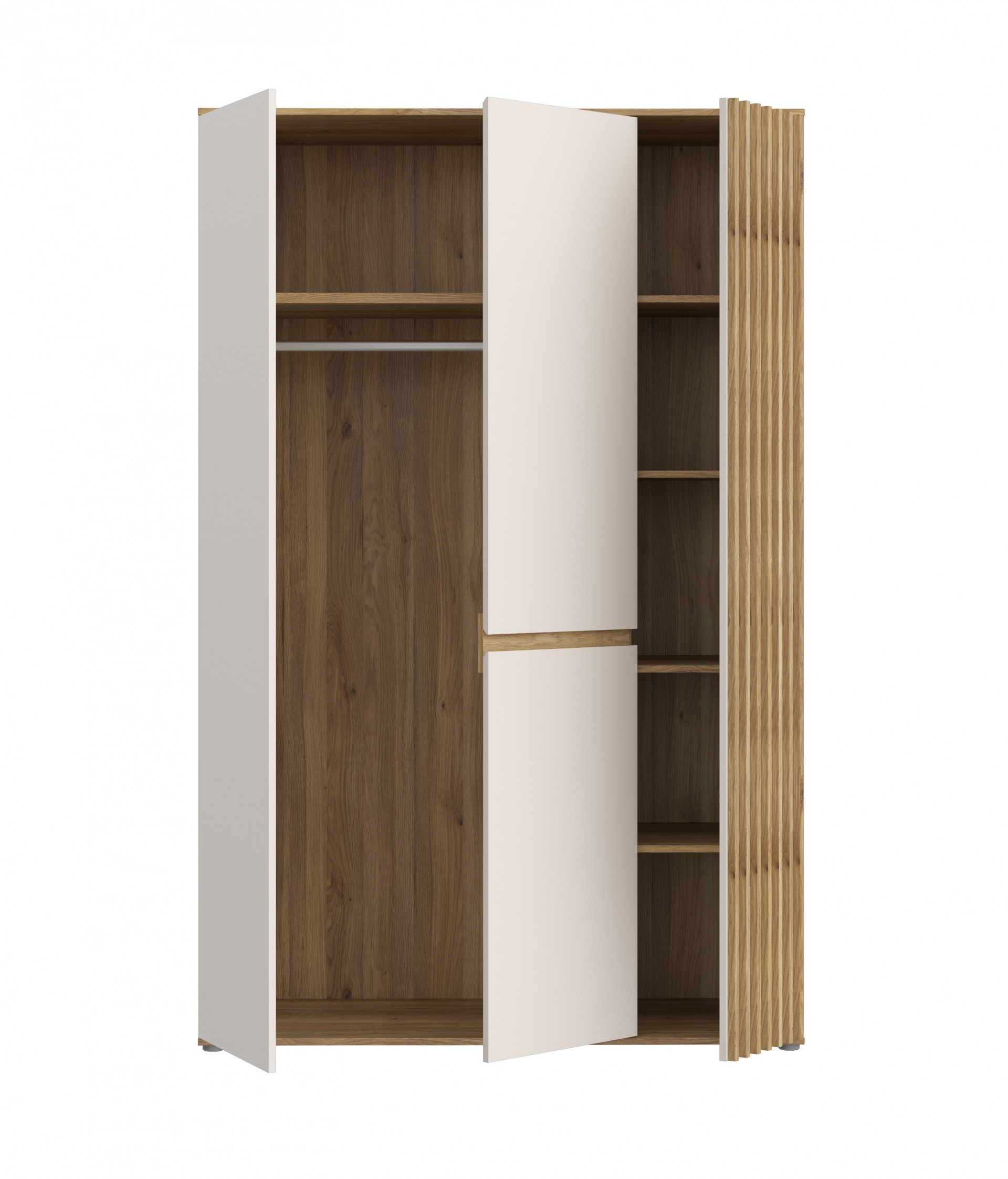 Шкаф на 3 двери Forte ELISTON EGMS831 (дуб Маувелла/песочный)