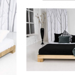 Кровать односпальная WDM- Cube 90х200 см 