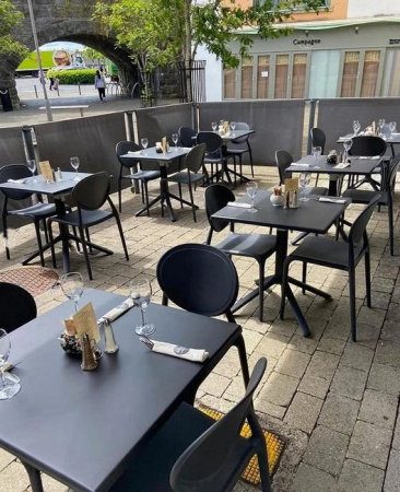 Стол пластиковый VLL- SCAB ECO 2449 Антрацит