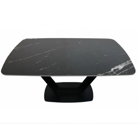 Стол керамический CON- FORCE MACEDONIAN BLACK (160-240 см)