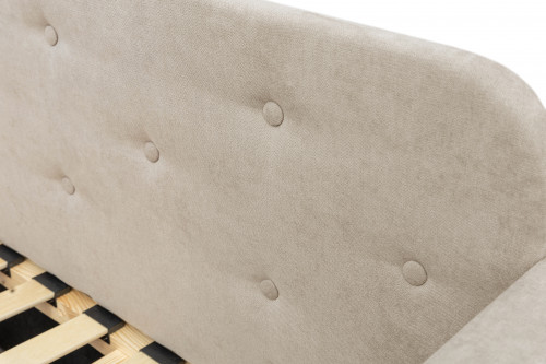 Кровать с двумя ящиками 80х200 см BIO- Софт Малибу (бежевый)