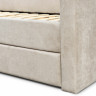Кровать с двумя ящиками 80х200 см BIO- Софт Малибу (бежевый)