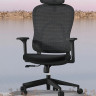 Крісло для оператора LUX- GO-SIT 645-1A BLACK / GREY ергономічне