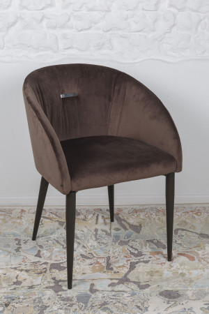 Кресло NL- ELBE (Эльбе) бежевый, коричневый