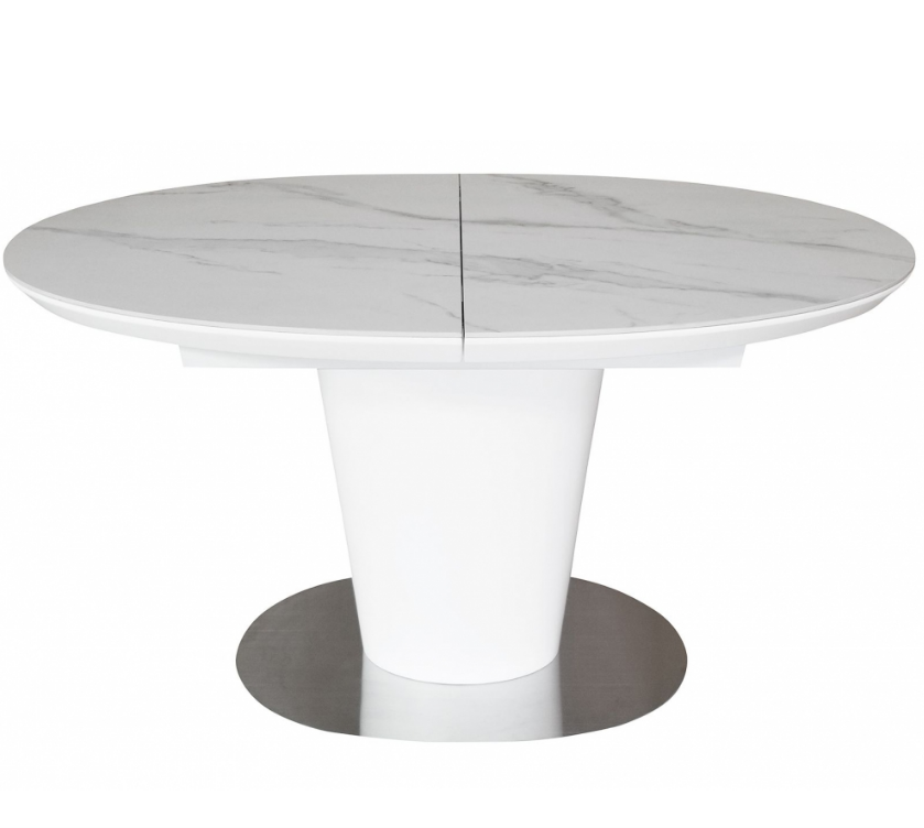 Стол керамический 120-150 см CON- OVAL (Овал) MATT STATURARIO