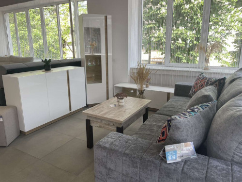 Витрина высокая Perfect Home Arco (Marco) 1D1W/60 белый глянец/дуб грандсон