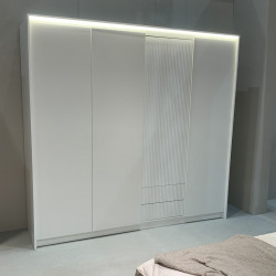 Шкаф для одежды Perfect Home Ланте / Lante 4-дверный 4D2S/213 Беж