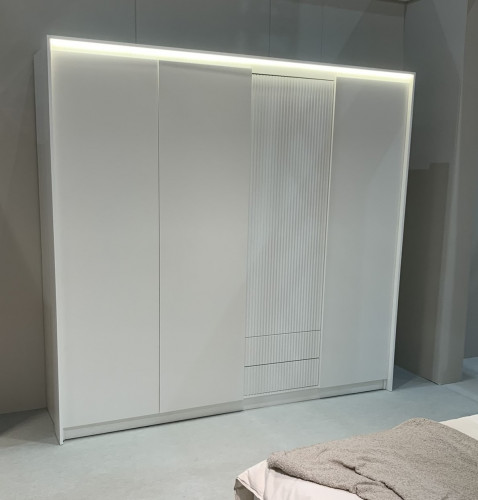 Шкаф для одежды Perfect Home Ланте / Lante 4-дверный 4D2S/213 Беж