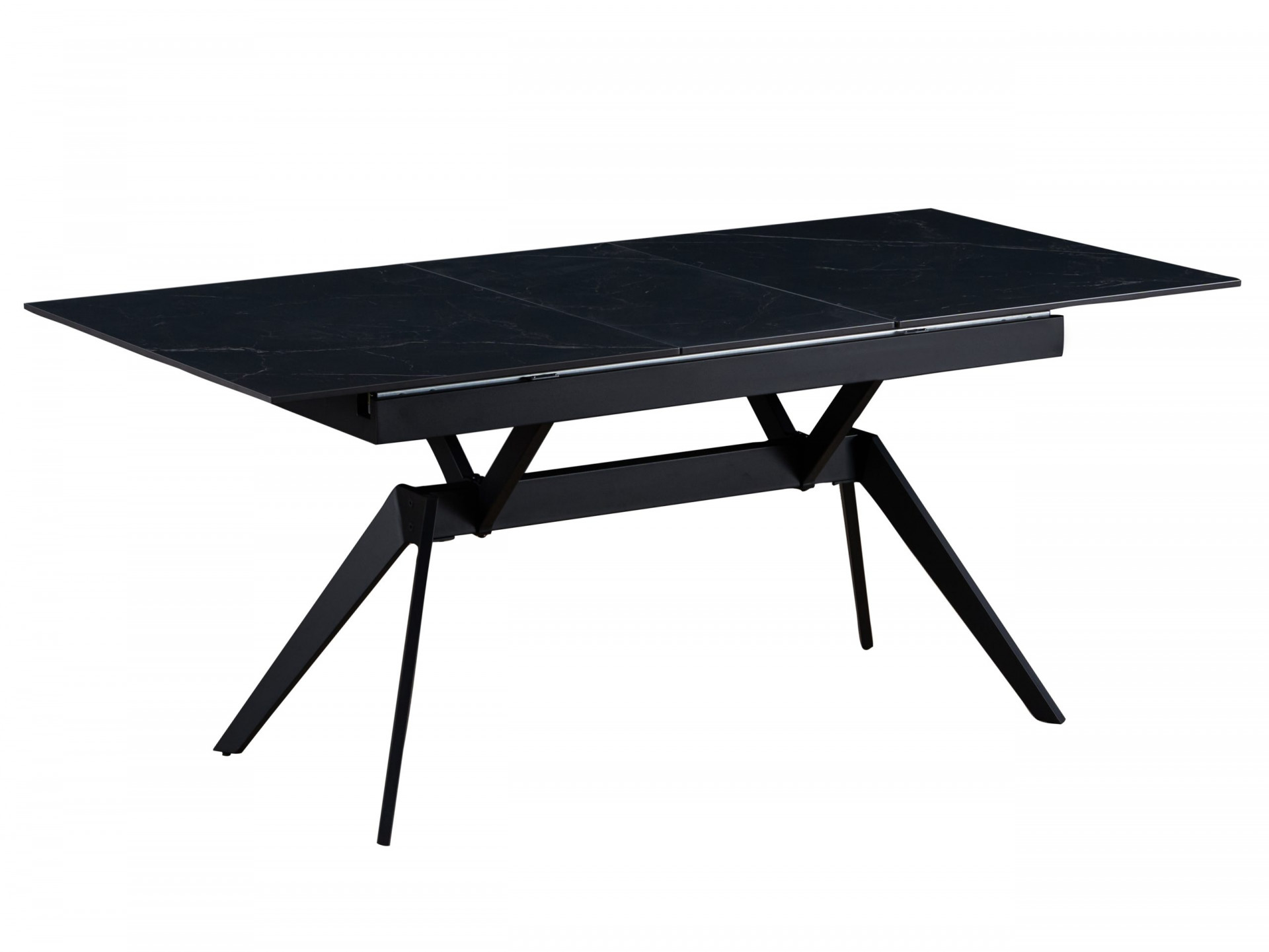 Стол керамический раздвижной Avn- TURS 140-180x90 Ceramic Black 