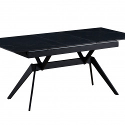 Стол керамический раздвижной Avn- TURS 140-180x90 Ceramic Black 