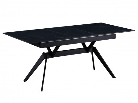 Стол керамический раздвижной Avn- TURS 140-180x90 Ceramic Black 